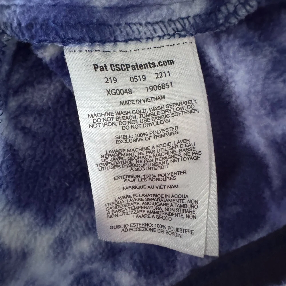Columbia x Disney Frozen Fleece Jacket Blue Girls Zip Outdoor Coat Medium 10/12